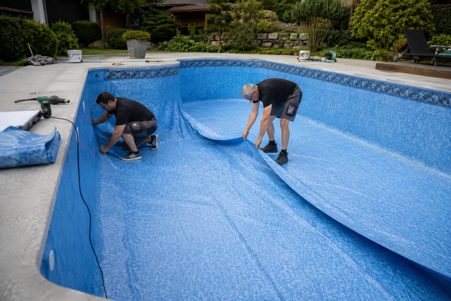Leistungen der pool.form GmbH in Vorarlberg: Sanierung von Poolanlagen