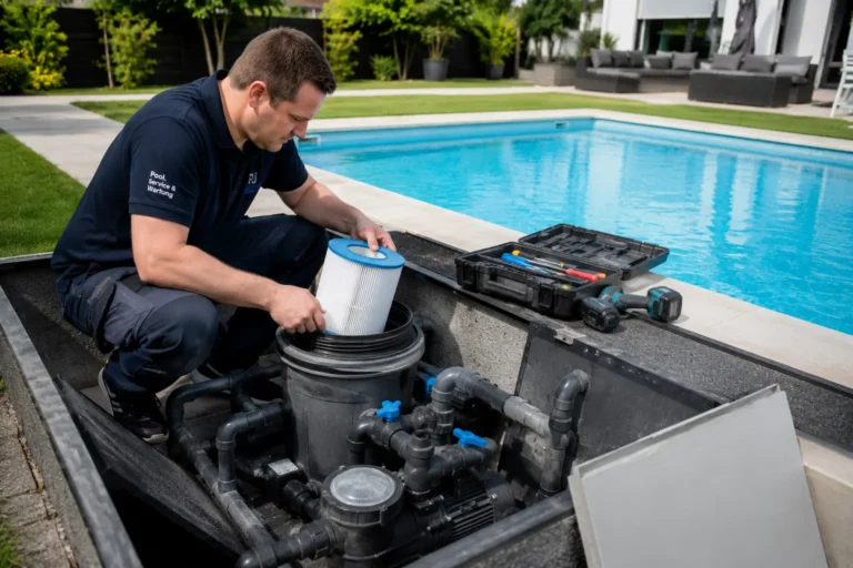 Leistungen der pool.form GmbH in Vorarlberg: Service von Poolanlagen